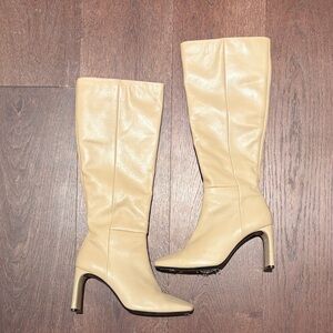 Mango light tan boots